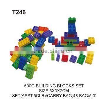 500g Kids Toys Plastic Building Block Bricks