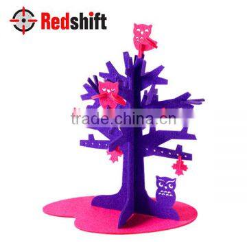 Easy Puzzle for Kid Education Toy Owl Jewelry Holder 3D Felt Puzzle photo-2