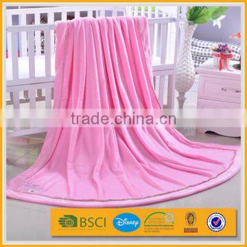 custom peach colored thick warm bedroom fleece comforter set for men