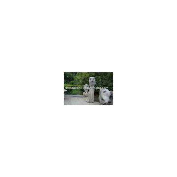 stone owl carving