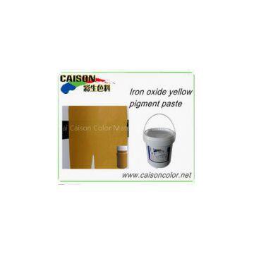 8990 Iron oxide yellow piment paste water based acrylic binder for textile printing