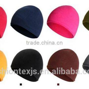 Wholesale cheap 2017 Warm Round Polar Fleece beanie Custom Logo Polar Fleece beanie