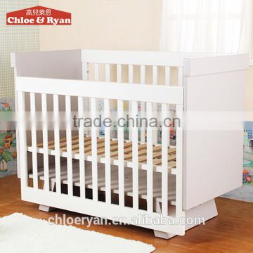 Solid pine baby bed,wooden baby cribs, unique design baby hospital bed for sale