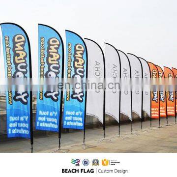 Wholesale Promotion Feather Beach Flag Banner