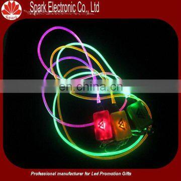 pu led necklace lanyard, festive illumination,holiday gifts,made in shenzhen china