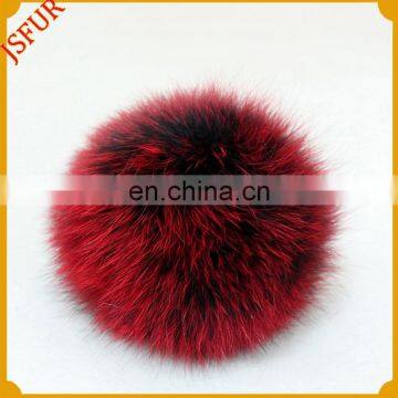 2016 New Cute Wholesale Hat Accessory Genuine Fox Fur Pom Poms