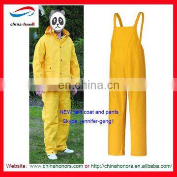 NEW design blue rain coat fashion for women pvc rain coat and pants in dubai uae pvc rain suit in dubai