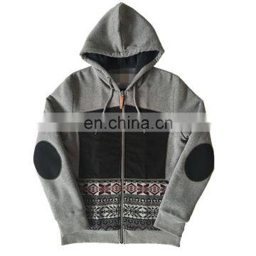 Brand men's knitted outwear with hood from JD knitted garment