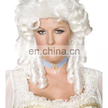 Halloween Carnival Party Baroque Wig for Adults photo-2