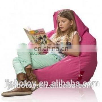 Salon Chair Lazy Boy Bean L Shape Sofa Chair, Pink Beanbag With Side Pocket Kids Animal Shaped Bean Bag for Kids