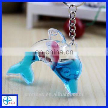 Transparent Dolphin Key Chain