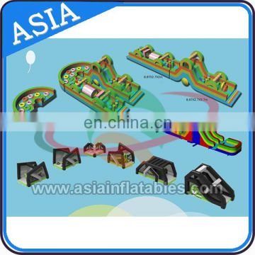 Adult Inflatable Obstacle Course / Kids Obstacle Course Equipment