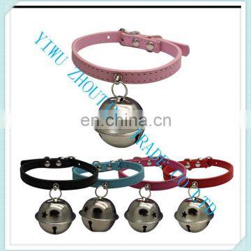 2016 Hot sale factory colorful pet collar ,pet dog collar with bell whosale in stock