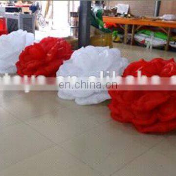 2016 hot sale inflatable rose flower chain/Inflatable wedding stage rose flower/indian wedding stages inflatable rose chain