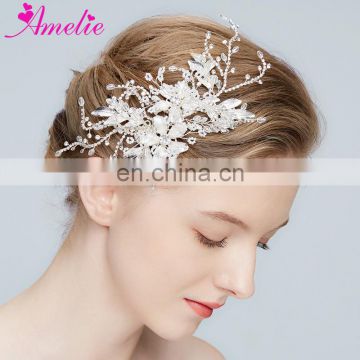 Handmade Rhinestone Wedding Decoration Fashion Jewellery Bridal Hair Clip Accessories