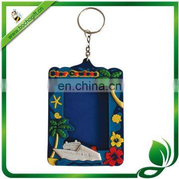 photo frame rubber keyring