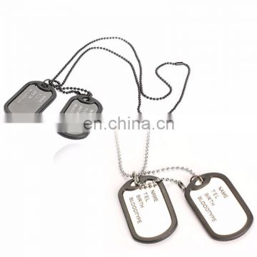 Hot sale men use necklace dog tag with muffler