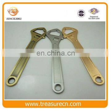 Newly Shinny Golden Spanner Alloy Bottle Opener