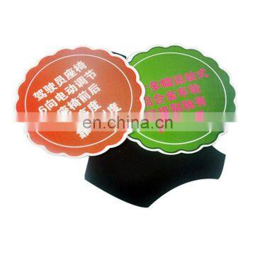 round full colors custom magnetic sticker lettering