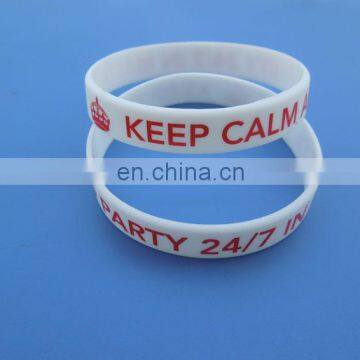 NEW Custom Personalized Silicone Rubber Wristband Bracelet Wholesale Bands