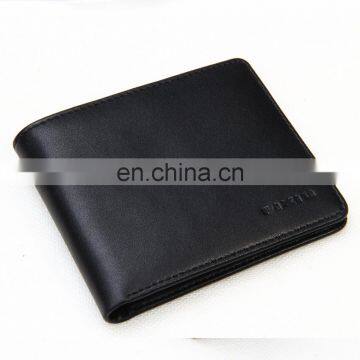 Top-level handmade custom top layer leather travel wallet mens