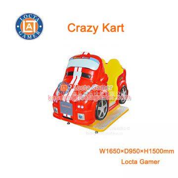 Zhongshan amusement kiddie rides for kids coin operated Crazy kart