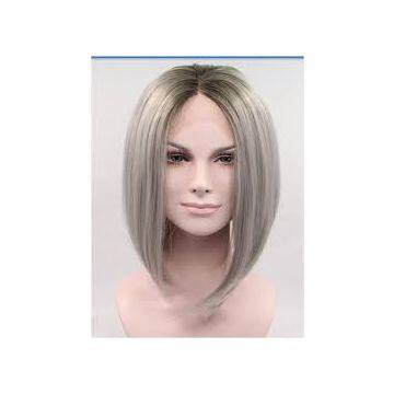 No Lice Long Lasting Synthetic Hair Wigs Bouncy And Soft