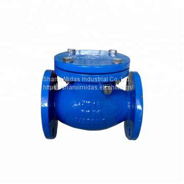 DIN ductile cast iron swing check valve PN25