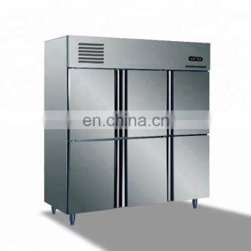 Commercial Supermarket Frozen Food Used Upright Display Fridge Freezer With Glass Door