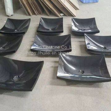 China Black Granite Sinks,Black Granite Sinks, Nature Stone Wash Basin