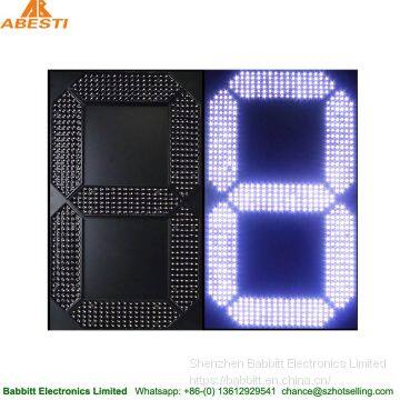 Led Digital Green Display/ Outdoor1digits Gas Price Led Signs/ 22 Inch 7 Segment Led Display photo-3