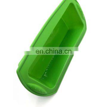Rectangular food grade silicone toast mold and toast box with non-stick bread function