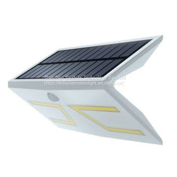 2020 New Home Using Outdoor Garden IP65 Motion Sensor LED Solar Power Wall Light