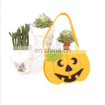 Hot Sale Felt Pumpkin Bag With Halloween Kid Gift photo-4