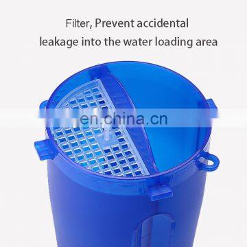 Plastic Pet Bottle Manafactures Travel Outdoor 2 in 1 Portable Botella de Plastico Pet Dog Water Bottle With Silicone Bowl