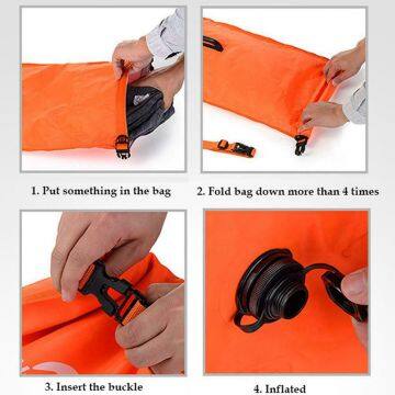 Outdoor Portable Fast Inflatable Storage Bag With Buckle Inflatable Storage Bag for Diving Surfing and Swimming photo-5