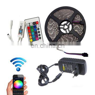 12V LED wifi rgb Strip light IR Control WiFi Magic Home with smart phone