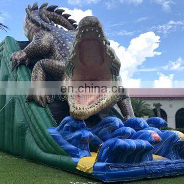 Giant Inflatable Slide Crocodile Playground Jumping Castle Bouncer Slides For Sale photo-3