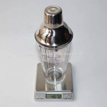 Wholesale Classic Barware Modern Glass Recipe Cocktail Boston Shaker Wine Stainless Steel Bartender photo-4
