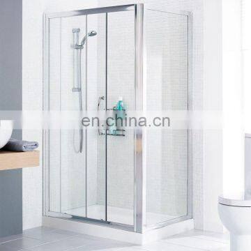 2 sided shower enclosure tempered frosted glass panels small shower enclosures