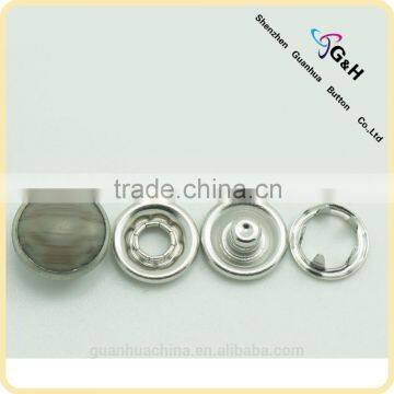 brass pearl prong snap fastener buttons for shirt 11.5mm