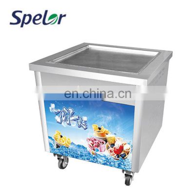 Wholesale High Productivity 56 Kg Portable Small Roll Ice Cream Machine Fried