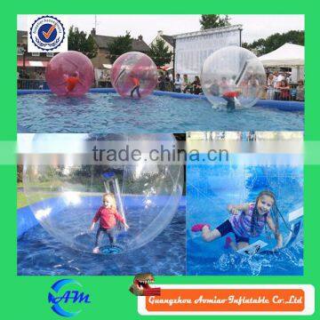 Transparent giant ball inflatable water walking ball dia 2m walking ball for sale