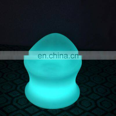 Rechargeable rgb colors glow bar furniture illuminated led fancy chairs for ktv nightclub