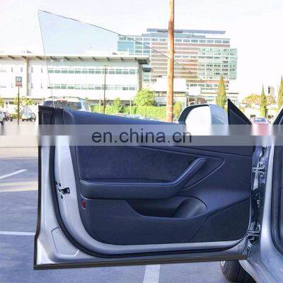 For Tesla Model 3 Exterior Accessories Car Door Skylight Seal Strip Kit Soundproof Noise Insulation Weather Strip Sealing 9Pcs photo-5