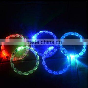 LED Helix Flashing Light Up Glow Fashion Rave Party Bracelet Bangle Wristband