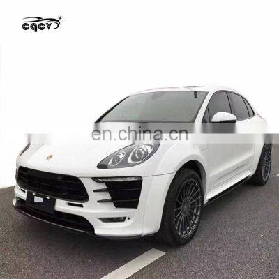 Good fitment pd style wide body kit for Porsche MACAN front bumper rear bumper and wide flare for porsche macan facelift