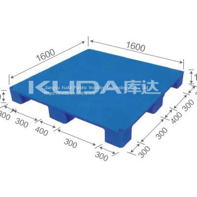 high-density virgin PE of china manufacturer good quality 1616A PBJJ PLASTIC PALLET（BUILT-IN STEEL TUBE）