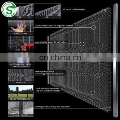 Wholesale high quality anti climb 358 airport security fence for exported