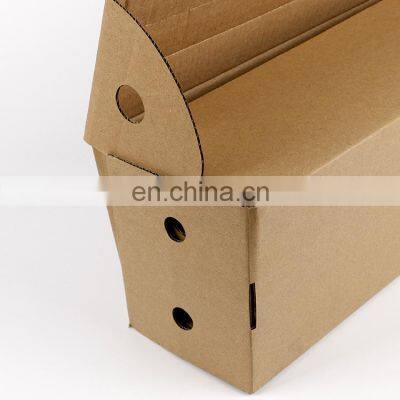 Kraft Folding Mailer Boxes Brown Corrugated Paper Corrugated Board Box for Flower Packing photo-3